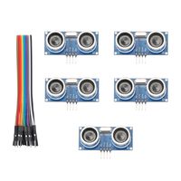 Keywish 5PCS HC-SR04 Ultrasonic Module Kit Distance Sensor for Arduino UNO Mega R3 Mega2560 Nano Duemilanove Nano Raspberry Pi 3 Robot