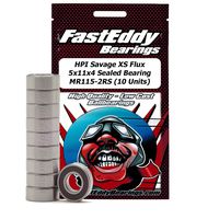 FastEddy Bearings HPI Savage XS Flux 5X11X4 Sealed Bearing MR115-2RS (10 Units)