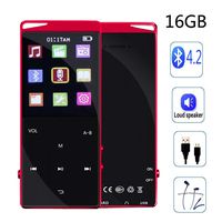 16GB MP3 Player with Bluetooth 4.2, Frehovy Portable Lossless Sound MP3 Music Player with FM Radio Voice Recorder Music Speaker, Support Up to 128 GB with HiFi Headphone