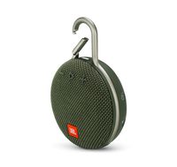 JBL Clip 3 Waterproof Portable Bluetooth Speaker - Green (Renewed)