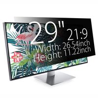PATELTREE Protect Your Privacy - 29" Privacy Screen Filter for 21:9 Widescreen Monitor (Compatible Curved Screen) Anti-Scratch Anti-Glare Computer Screen Protector - 26.54x11.22 inch