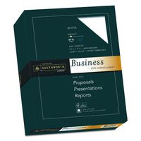 Southworth Fine Business Paper, 20.05 Cotton, 20 lb , White,500 Sheets (403C)