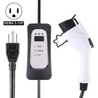 Orion Motor Tech Level 1 EV Charger (110V, 16A, 30FT), Portable EVSE Home Electric Vehicle Charging Station Compatible with Chevy Volt, Nissan Leaf, Fiat, Ford Fusion (SAE J1772-EVSE UL Recognized)