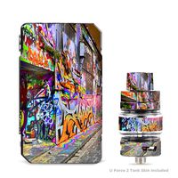 IT'S A SKIN Decal Vinyl Wrap for VooPoo Drag 2 V2 & UForce T2 Tank Vape Sticker Sleeve Cover/Graffiti Street Art NY L.A.