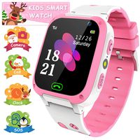 YENISEY Kids Smart Watch Phone, Smart Watch for Kids LBS Tracker Sports Watch with HD Camera Two-Way Call SOS Alarm Clock Digital Wrist Watch Kids Smartwatch for Boys Girls