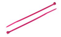 Creative Solutions CS-204FP Cable Tie, 4 in, 18 lb, Craft, Wrap & Decorate, Zip Tie, 50 Pk., Fluorescent Pink