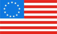 USA flag betsy ross 4x6 inches sticker decal die cut vinyl - Made and Shipped in USA