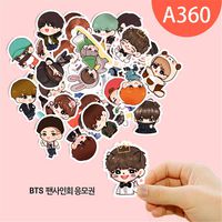 QUIETTER Kawaii Kpop BTS Bangtan Boys Stickers For Luggage Cup Notebook Laptop Car Fridge DIY Stickers (A360)