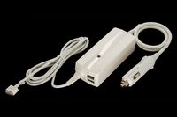 MagSafe Car Charger Adapter 85W for Apple Macbook 15-inch, 17-inch Macbook Pro Laptop Notebook Battery Charger Power Supply Cord, With USB Charger Port