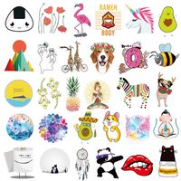Stickers for Water Bottles 65-Pack Qucuek Cute,Waterproof,Aesthetic,Trendy Stickers for Girls Teens, Perfect for Waterbottle,Laptop,Phone,Travel Extra Durable 100% Vinyl