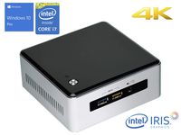 Intel NUC5i7RYH Mini PC, Intel Core i7-5557U Upto 3.40GHz, 16GB RAM, 256GB SSD, Intel Iris Graphics 6100, Mini HDMI, Mini DisplayPort, Wi-Fi, Bluetooth, Windows 10 Pro