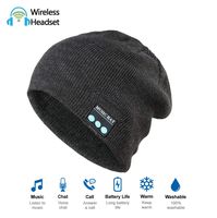 Bluetooth Beanie, Music Hat with HD Stereo Speakers Built-in Microphone, Mens Gifts, Christmas Electronic Gifts for Men/Women (Hemp Grey)
