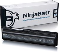 NinjaBatt Laptop Battery HSTNN-C17C For HP Pavilion DV2000 DV2500 DV6000 DV6500 DV6700 DV6800 HSTNN-Q21C HSTNN-DB31 HSTNN-DB32 HSTNN-DB42 HSTNN-LB31 HSTNN-IB31 HSTNN-IB42 VE06 - [6 Cells/4400mAh/48Wh]