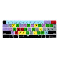 XSKN Adobe Lightroom Shortcut Keyboard Skin for Touch Bar MacBook Pro 13 15 Retina A1706 A1707 (2016 Release, Touch Bar Sticker Gift) Functional Silicone Keyboard Cover