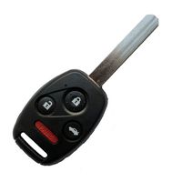 4 Button Remote Head Key Fob Compatible With Honda Accord