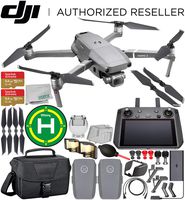 DJI Mavic 2 Pro Drone Quadcopter with Hasselblad Camera 1" CMOS Sensor with Smart Controller Must-Have 2-Battery Bundle