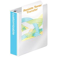 Wilson Jones 2 Inch 3 Ring Binder, Heavy Duty View Binder, D-Ring, Extra Durable Hinge, White, 1 Case, 8 Binders/Case (W385-44WPPCS)