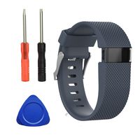 I-SMILE Fitbit Charge HR Bands, Sepcial Colorful Edition Soft Silicone Adjustable Replacement Wristband with Metal Buckle Clasp for Fitbit Charge HR Bands