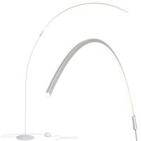 Brightech Sparq - Hanging, LED Arc Floor Lamp - Over The Couch, Contemporary Standing Lamp - Modern, Dimmable Light Arching from Behind The Sofa - Living Room & Office Pole Lamp