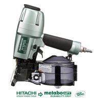 Metabo HPT Coil Siding Nailer, 1-1/2 inch to 2-1/2 inch Siding Nails, Side load, Tilt Bottom Magazine (NV65AH2)