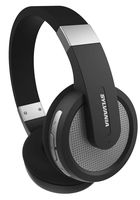 Sylvania Wireless Bluetooth Stereo Over Ear Headphones with Microphone - Black