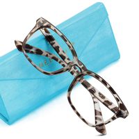 MEETSUN Blue Light Blocking Computer Glasses,Anti Eyestrain Filter UV Glare Ray & Reduce Headache Tablet Reading/Gaming/TV/Phones Glasses for Women Men Leopard Frame Clear Lens,