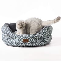 Petsure Self Warming Cat Beds for Indoor Cats - Reversible Heated Cat Bed for Joint-Relief and Sleep Improvement - Machine Washable Dog Bed - Grey, 25x21x9 inches