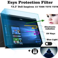 2 Pack Eyes Protection Filter Fit Dell Inspiron 13 7368 7375 7378, 13.3" Anti Blue Light & Glare Screen Protector Reduces Digital Eye Strain Help You Sleep Better Prevent Scratched