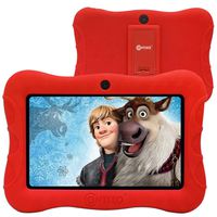 Contixo 7" Kids Tablet V9-3 Learning Toy Android 9.0 Parental Control Tablets 2GB RAM 16GB Touchscreen HD Display WiFi Camera 20 Education Apps Best Gift (Red)