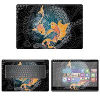 decalrus - Protective Decal Koi Fish Skin Sticker for Dell G3 17 3779 (17.3" Screen) case Cover wrap DEg317_3779-42