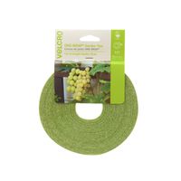 VELCRO Brand ONE-WRAP Garden Ties | Plant Supports for Effective Growing | Strong Gardening Grips are Reusable and Adjustable | Gentle Plant Ties | Cut-to-Length | 75 ft by 1/2 in roll | Green