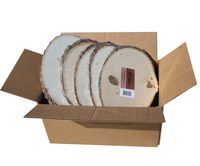 Basswood Plaque (Round/Oval) Bulk Quantity Value Box (Medium (7-9 inch Diameter) Pack of 10)