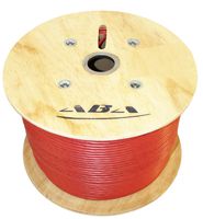 Infinity Cable CAT6A Screened Patch Cable cm 650MHz U/FTP, 28AWG, 1000 Feet, 100% Pure Copper, Bulk Cable Reel, Red