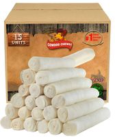 Cowdog Chews Retriever Roll 9-10 inches (15 Pack) Dog Treat Chew - Large and Medium Dogs FDA/USDA Approved