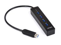 KDLINKS 5Gbps 4 Ports Super Speed USB 3.0 Hub for Ultra Book, MacBook Air, Windows 8 Tablet PC - Black