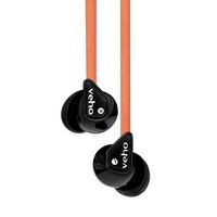Veho Z-1 In-Ear Headphones | Anti Tangle Cable | Stereo Noise Isolating | Earbuds | Earphones - Orange (VEP-003-360Z1GB)