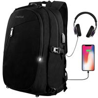 Laptop Backpack Bookbag for Work Business w/USB Charging Port Fit 15'' Notebook