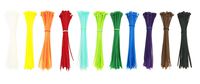 Summer-Home Self Locking Nylon Cable Zip Ties in 11 Colors(White,Yellow,Orange,Red,Sky Blue,Fluorescent Green,Green,Blue,Purple,Coffee,Black)- 6" - 550pcs