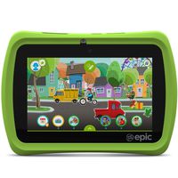LeapFrog Epic 7in Android-based Kids Tablet 16GB, Green (Renewed)
