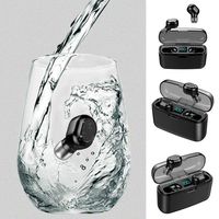 HOTUEEN Mini Wireless Stereo 5.0 Dual Ear in-Ear Waterproof Bluetooth Earphone Bluetooth Headsets
