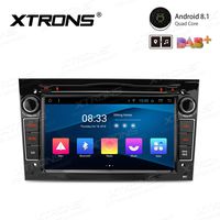 XTRONS 7 Inch Android 8.1 Car Stereo Radio GPS Navigator with Bluetooth 5.0 USB SD DVD Drive Supports Backup Camera DVR Full RCA SWC 4G 3G for Opel Astra Vectra (Black)