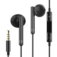 Wired Earbuds Headphones 3.5mm Earphones, Stereo Sound in-Ear Headsets with Remote & Built-in Mic Compatible with iPhone 6/6s/plus/6/5s/SE/5c/iPod, Galaxy, Android Smartphones, Tablets, MP3 MP4