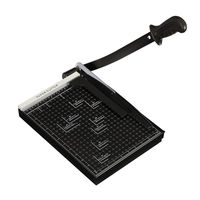 Paper Cutter Guillotine A4 Paper Trimmer Heavy Duty Photo Cutter 12 inch Cut Length(A4-Black)