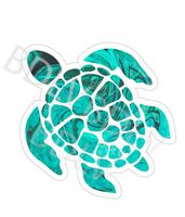BDLV Junkie Vinyl Graphics 3 inch Sea Turtle Sticker for Laptops CupsTumblers Cars and Trucks Any Smooth Surface Made in US (Ocean Sea Green)