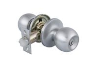 Taftek AMK101 Ball Entry Knob Door Lock in Satin Nickel