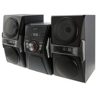 iLive IHB624B Bluetooth CD and Radio Home Music System with Color Changing Lights, Includes Remote, Black