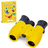 Binoculars for Kids Bird Watching - High-Resolution 8x21 Real Optics for Camping, Wildlife and Bird Watching | Boys and Girls 3+ Years | with Paperback Children's Bird Watching Field Journal | Yellow