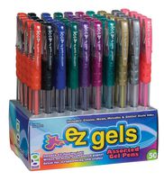 Raymond Geddes EZ Gel Pen Assortment, 50 Pack (67520)