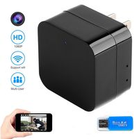 Wi-Fi Wall Charger Hidden Camera, FreSky Mini Hidden Camera HD 1080P Home Security Camera Wireless USB Charger Adapter Camera Pet Nanny Cam with Card Reader