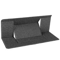 Adjustable Laptop Stand Foldable Travel Notebook Holder Desk Stand Compatible with Apple MacBook, Air, Pro, Dell XPS, HP, Samsung, Lenovo Laptops up to 15.6" DN-YXZJ-Black